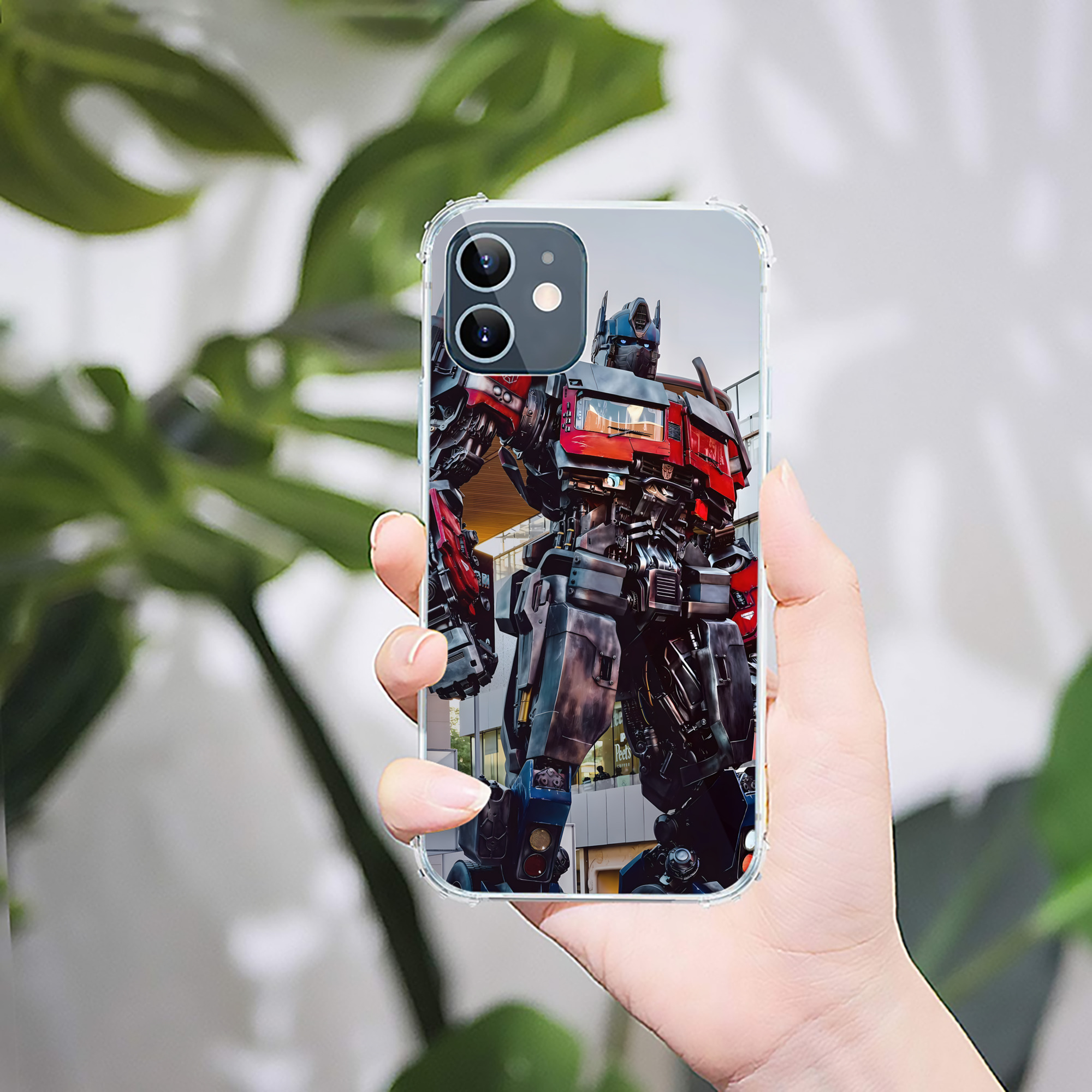 （画像用） Transformers トランスフォーマー 【iPhone 12シリーズ対応】透明スマホケース（クリアソフトケース）